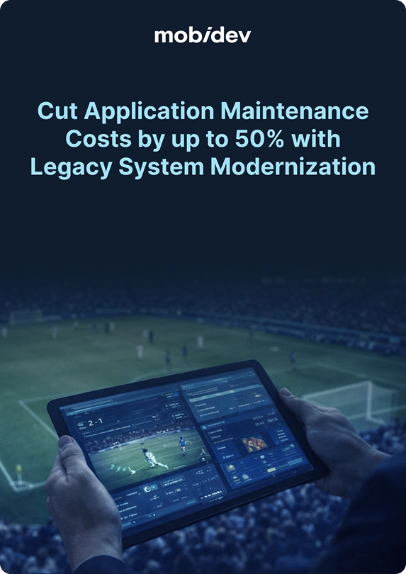 Sports Software Modernization Use Case: Cut Application Maintenance Costs by up to 50% with Legacy Modernization